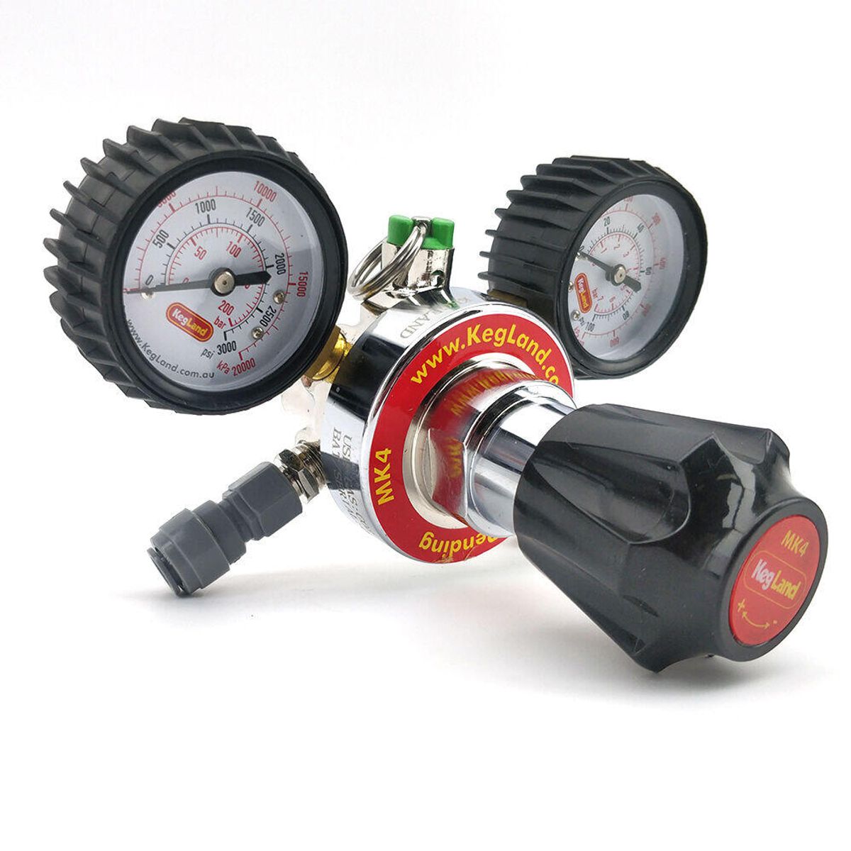Kegland Co2 regulator MK4 med 1 utgang
