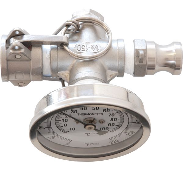 Hovedbilde Camlock In-line Termometer